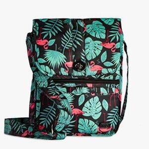 Tropical Print Crossbody Bag